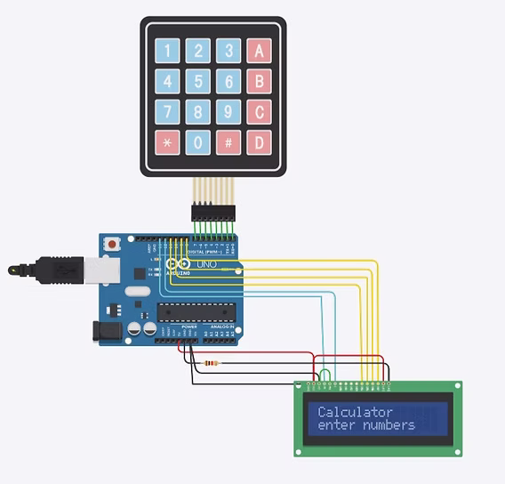 Circuit-of-Password-Based-Door-Lock-Security-System-using-Arduino