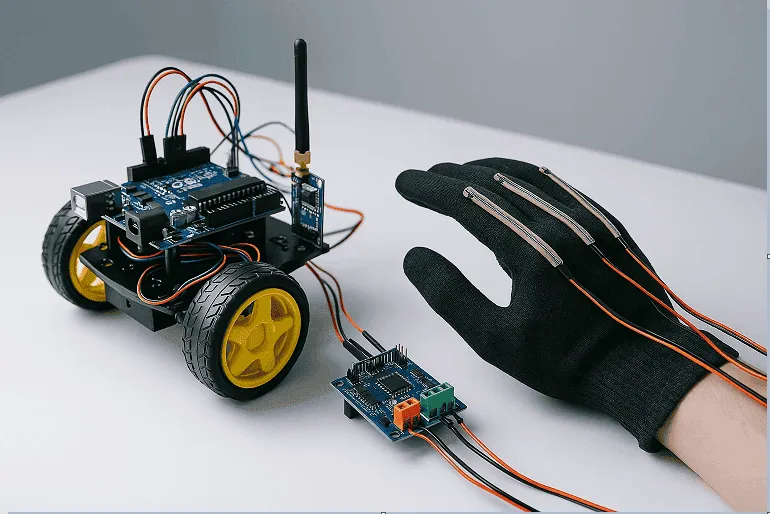Gesture_control_robot