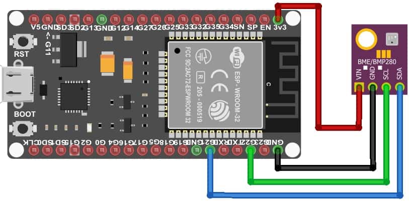 ESP32-bme280_schematic